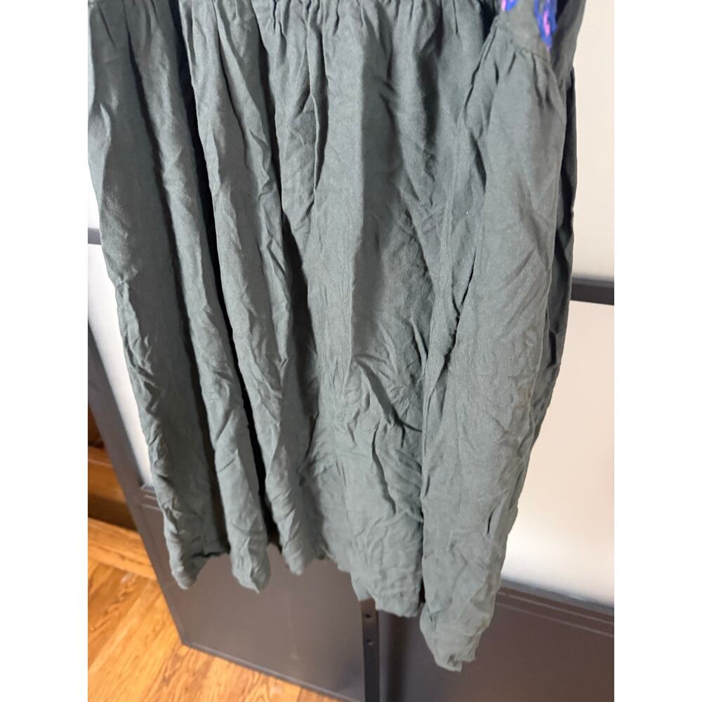 Natural Life Sara Embroidered Mini Dress-Charcoal Size Large - Picture 6 of 7